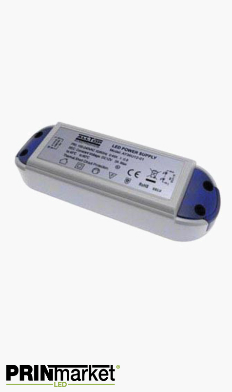Transformateur LED 12V - 6 watts - Non dimmable - Non étanche