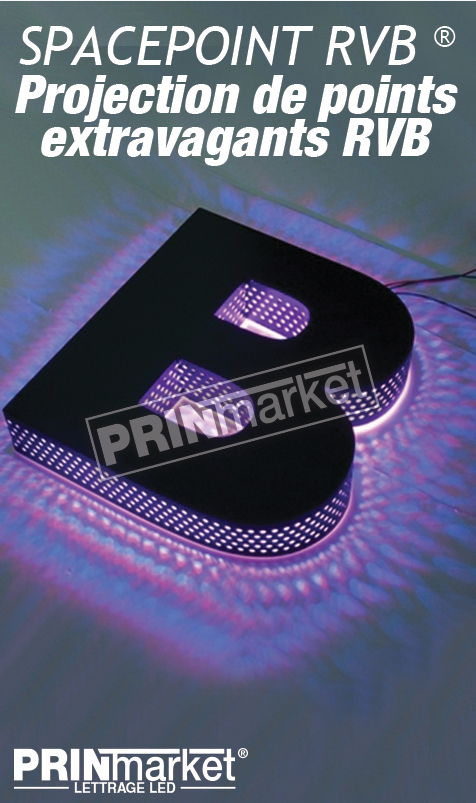 Lettrage Led SPACEPOINT® RVB