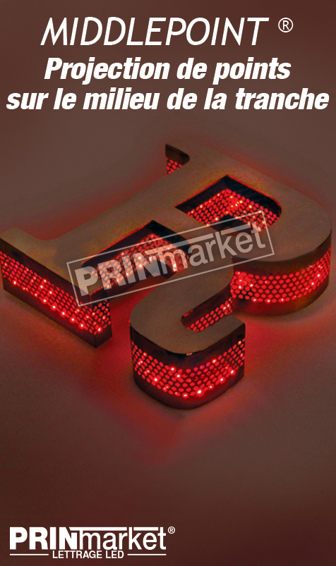 Lettrage Led MIDDLEPOINT®