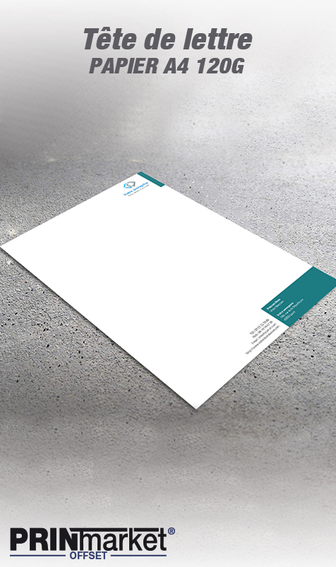 Tete de Lettre Papier A4 120g