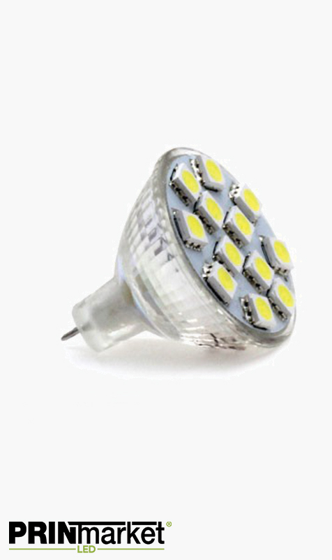 Ampoule LED MR11 - 2,4 watts (équiv. 15w) - Diffusion large 120°