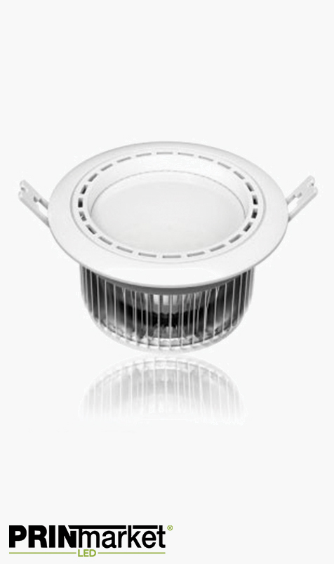 Kit Plafonnier LED encastrable - 12 watts (équiv. 70w) - Diam. 145 mm