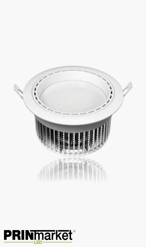 Kit Plafonnier LED encastrable - 18 watts (équiv. 95w) - Diam. 195 mm